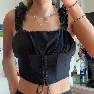 Kendall & Kylie - Zip-up Corset / Size small